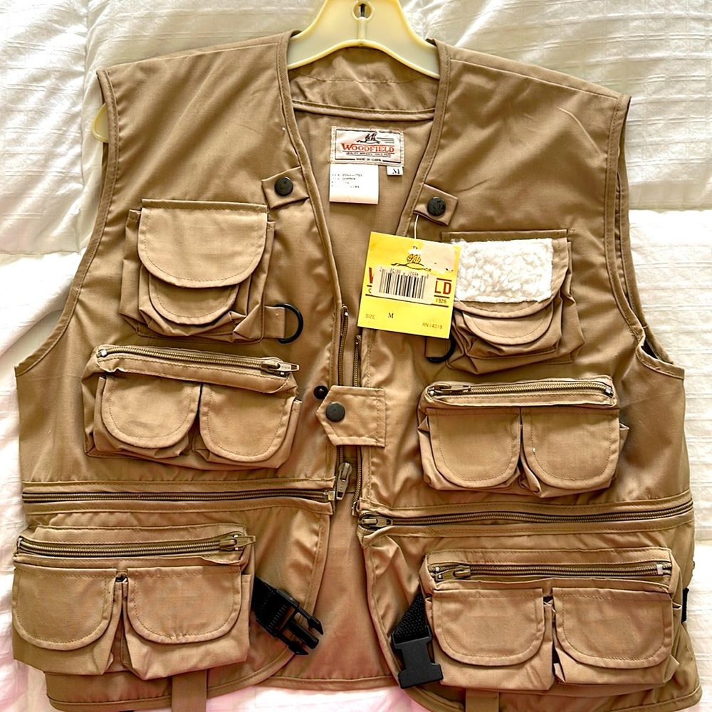 Woodfield fly fishing vest - new, never worn